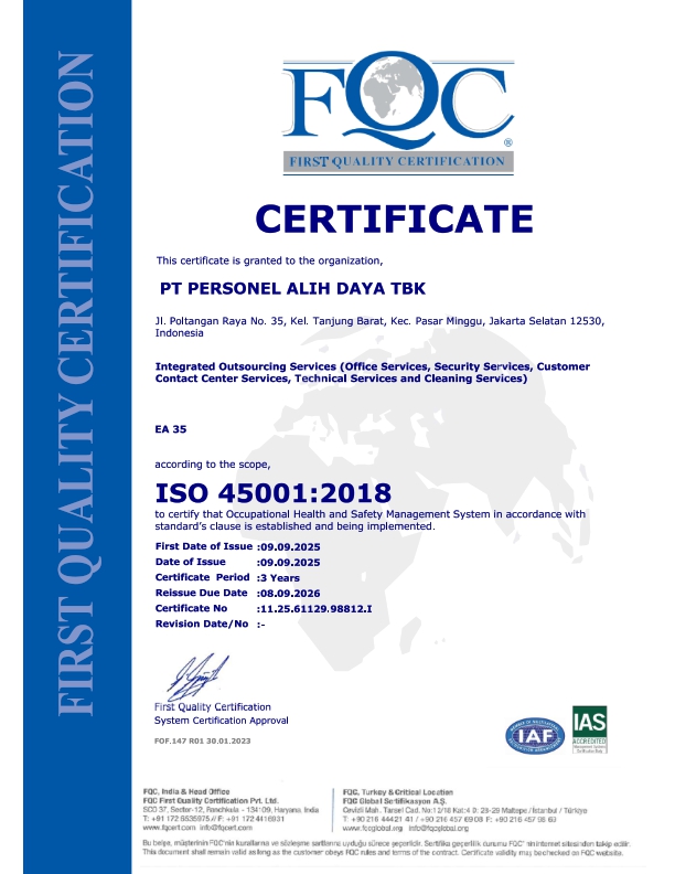 ISO 45001:2018
